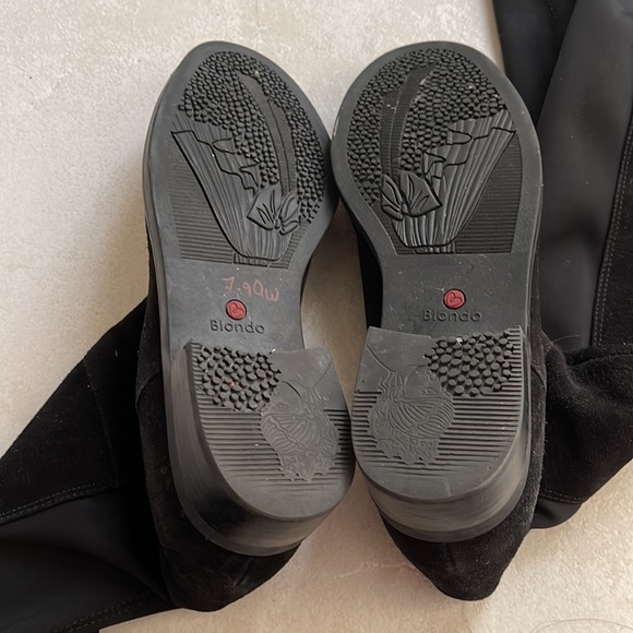 Blondo black suede Velma over knee boots size 8.5 - Picture 10 of 11